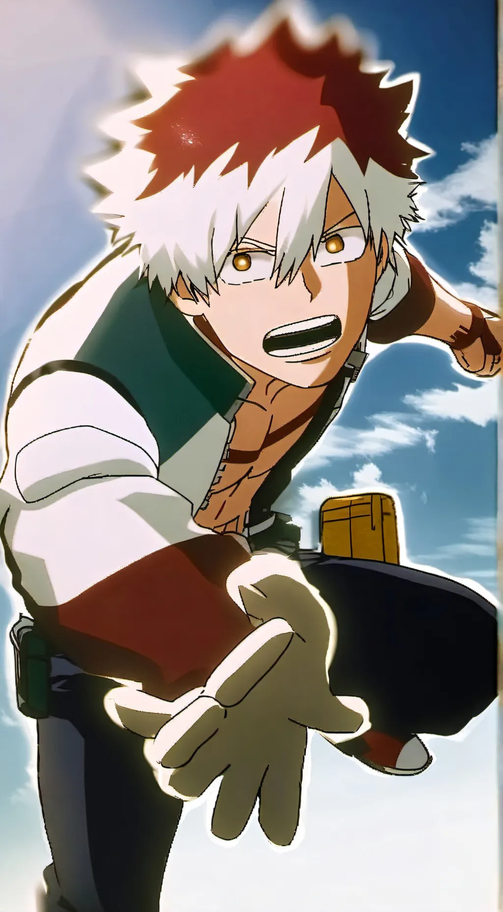ai character: shoto Todoroki background