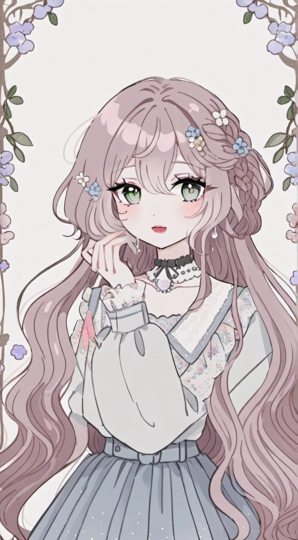 ai character: cherry nai background