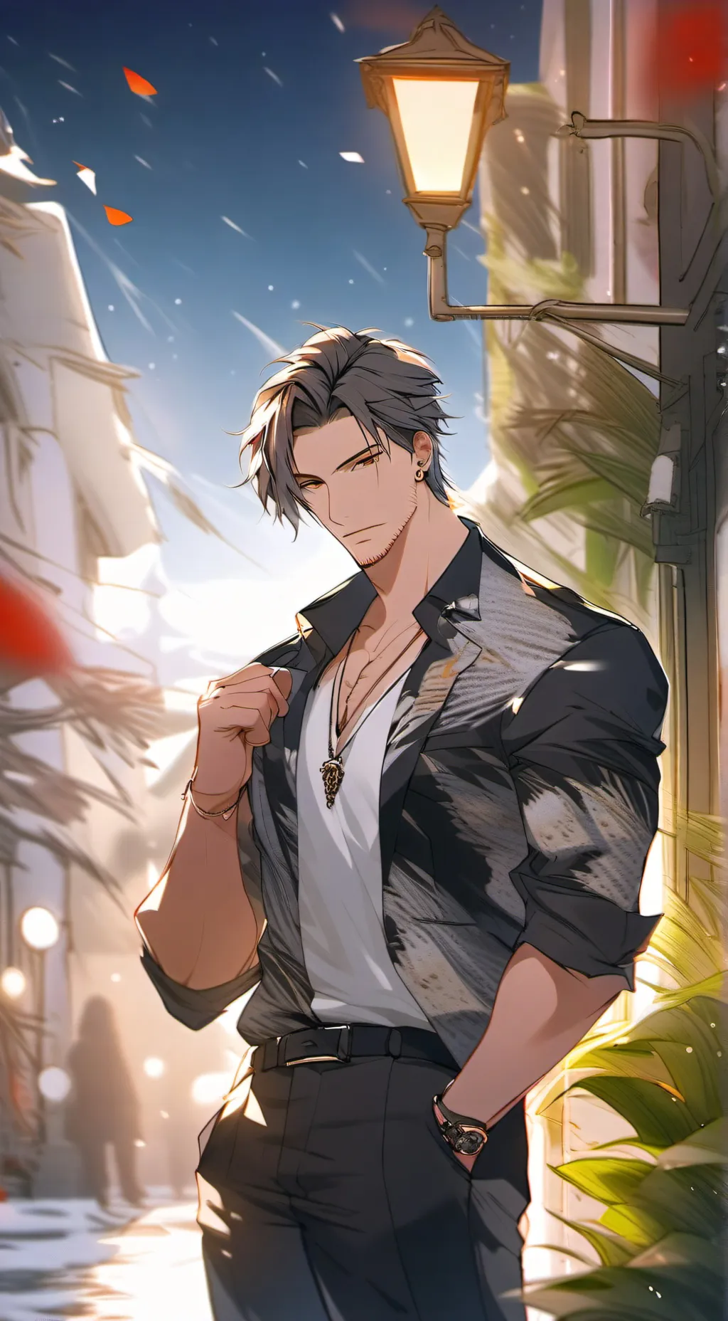 ai character: Oliver background