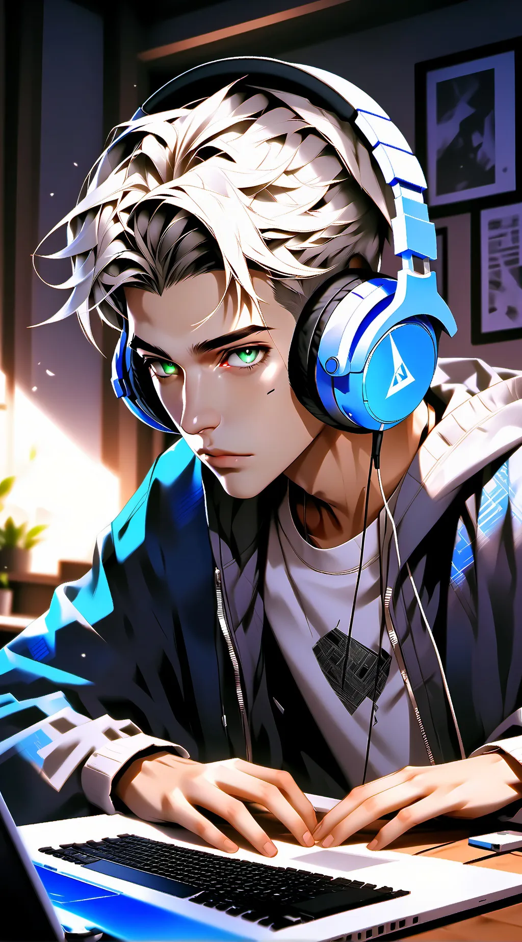 ai character: The Cryptic Codebr background