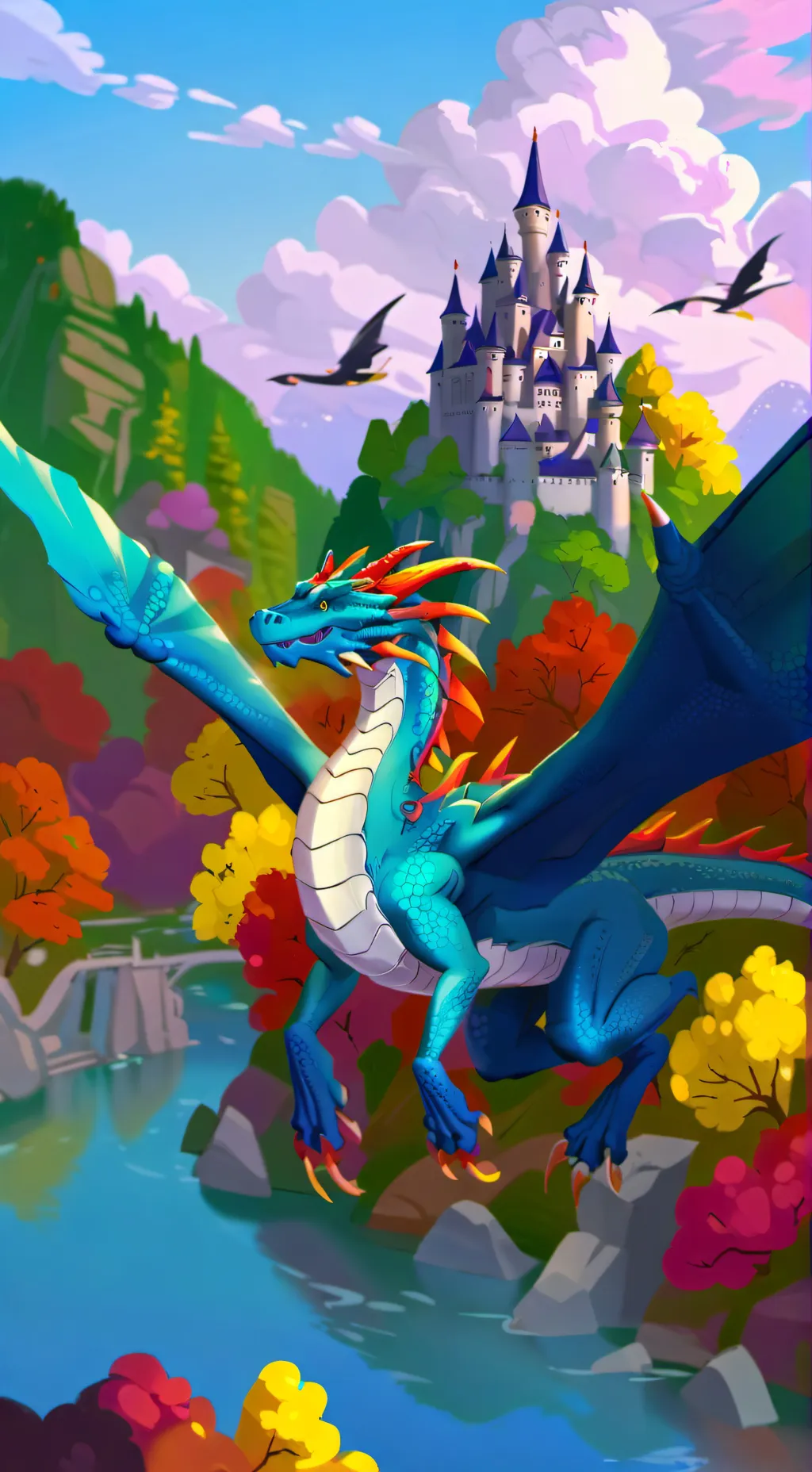 ai character: Dragon kingdom background