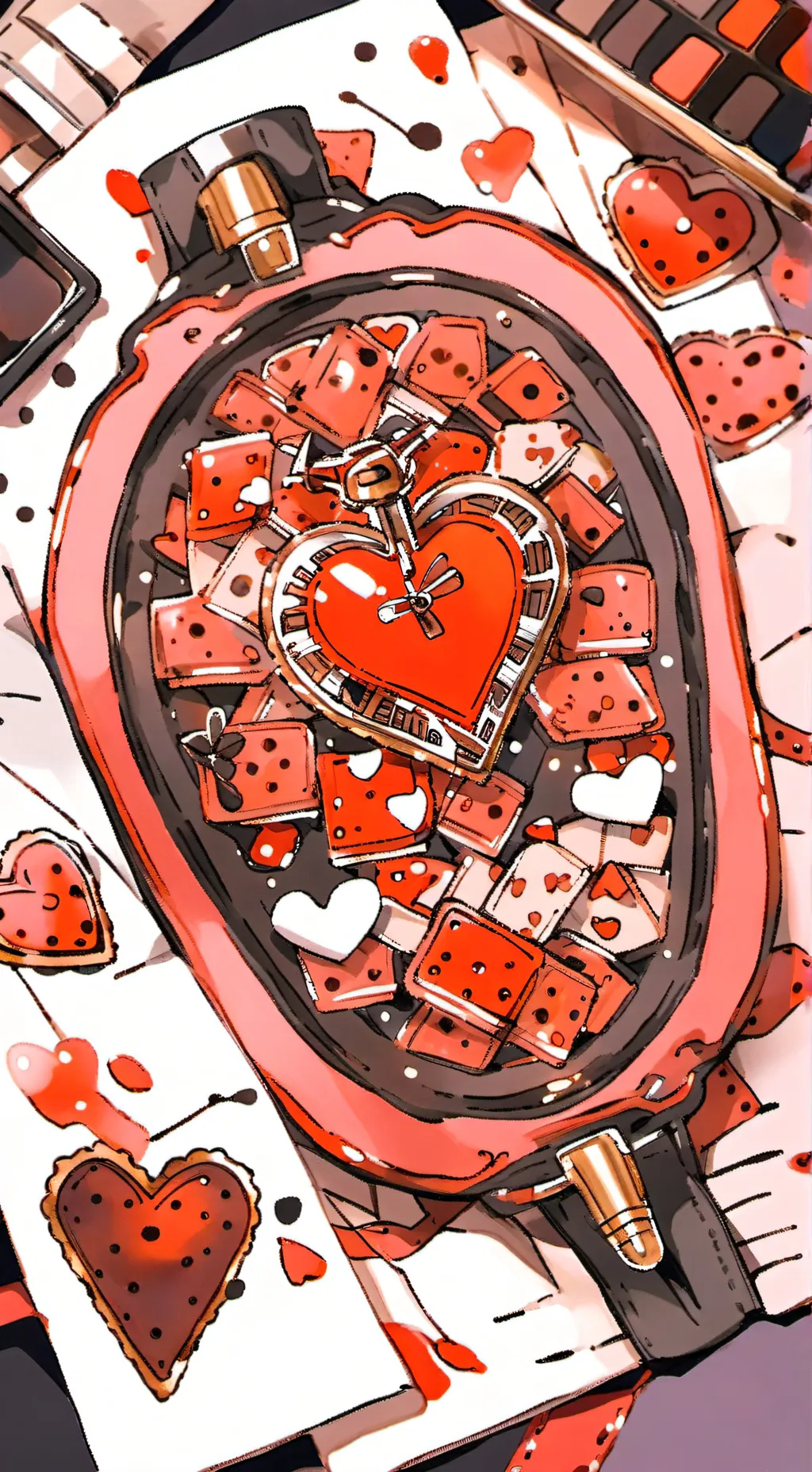 ai character: mha valentines background