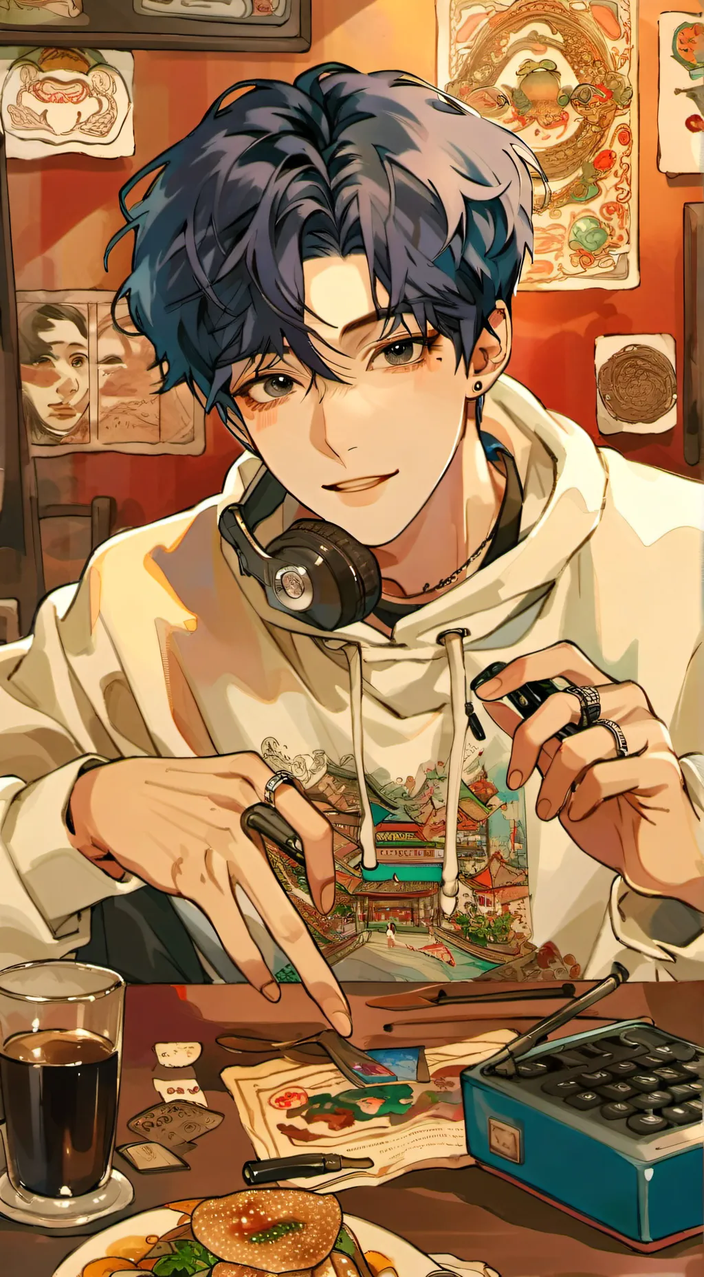 ai character: asher background