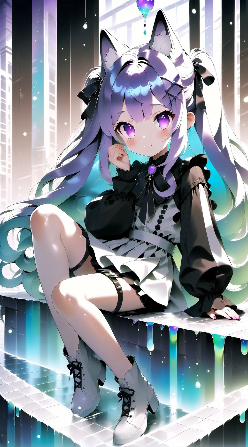 ai character: Zoey  background