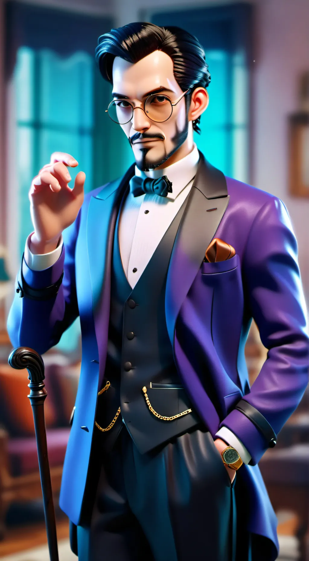 ai character: The Unyielding Gourmet background