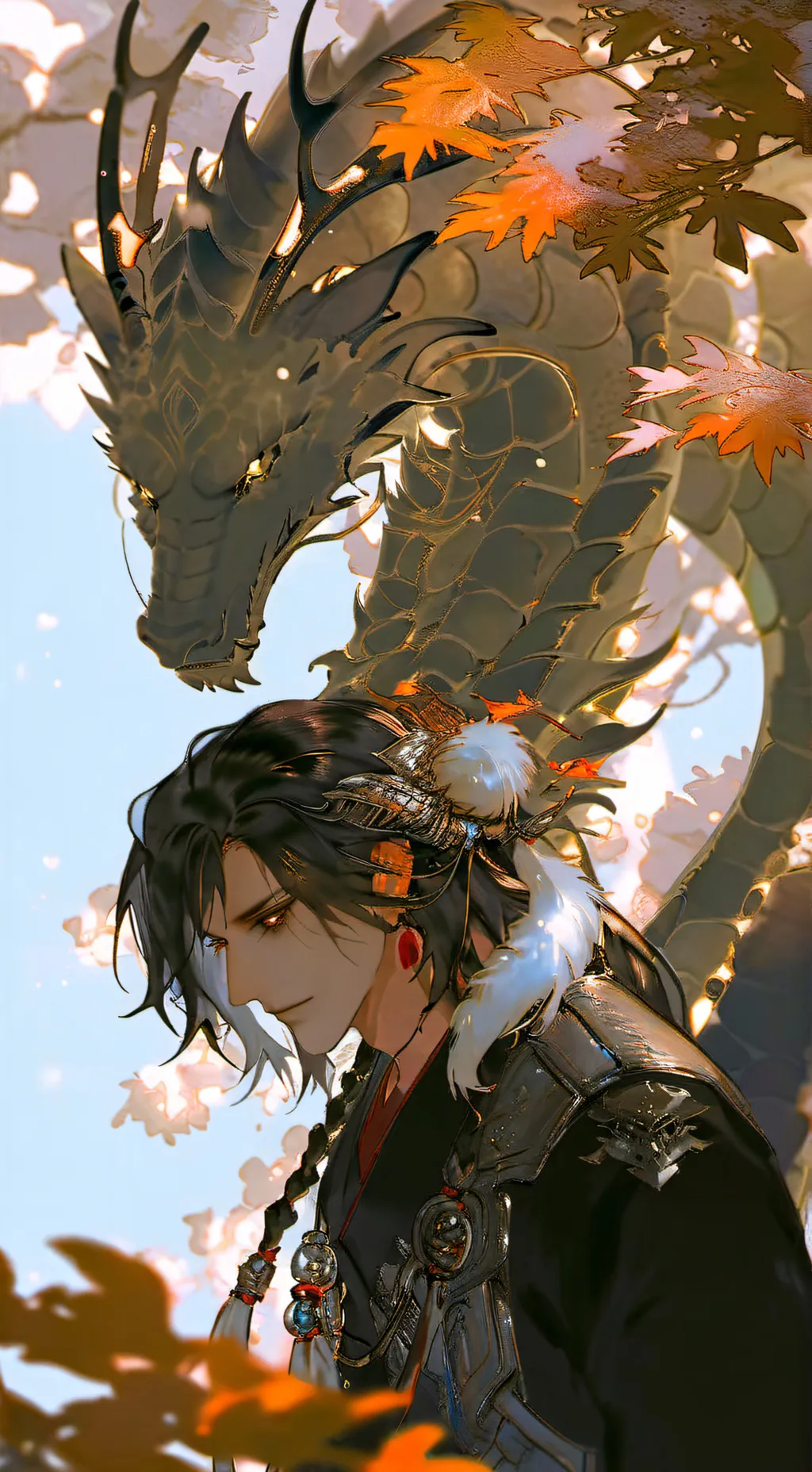 ai character: Andrew ♥️  background