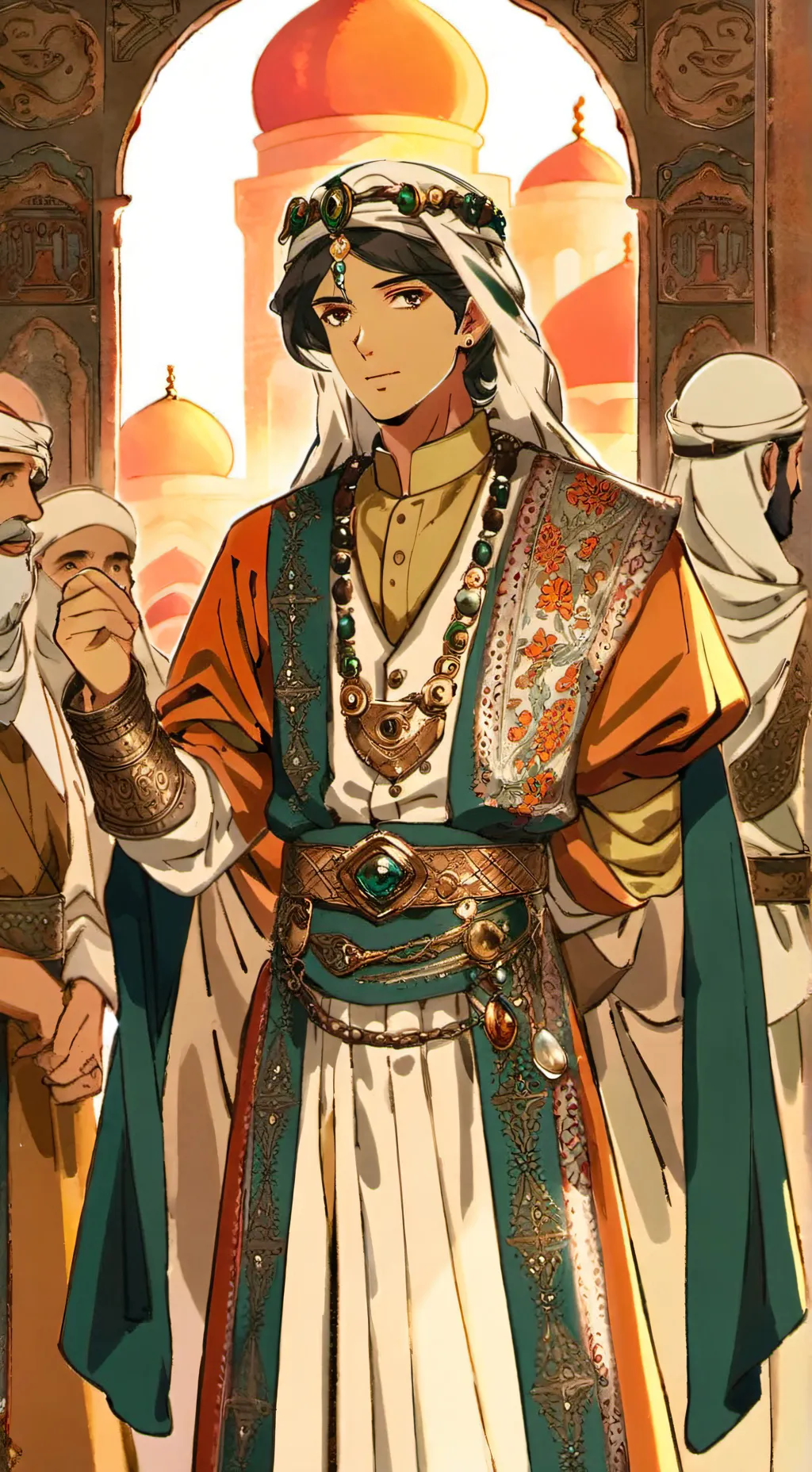 ai character: abarad  background