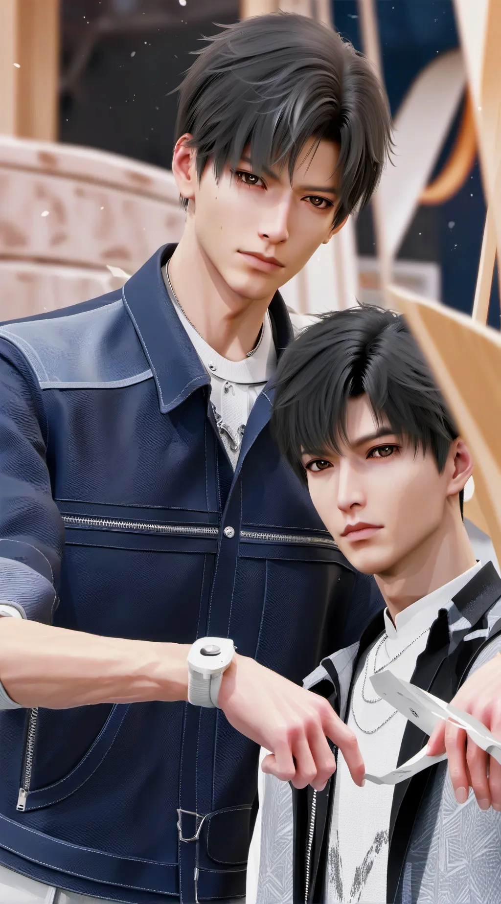 ai character: Max background