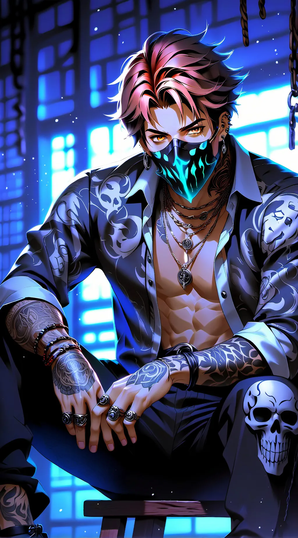ai character: Xander background
