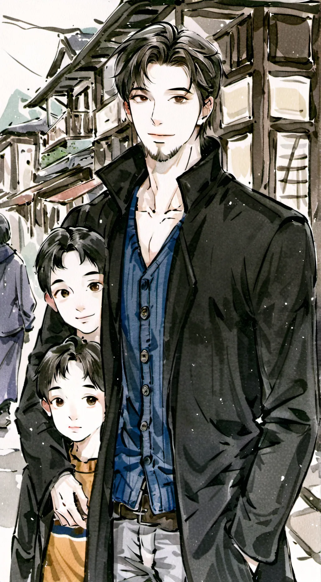 ai character: Louis Family background