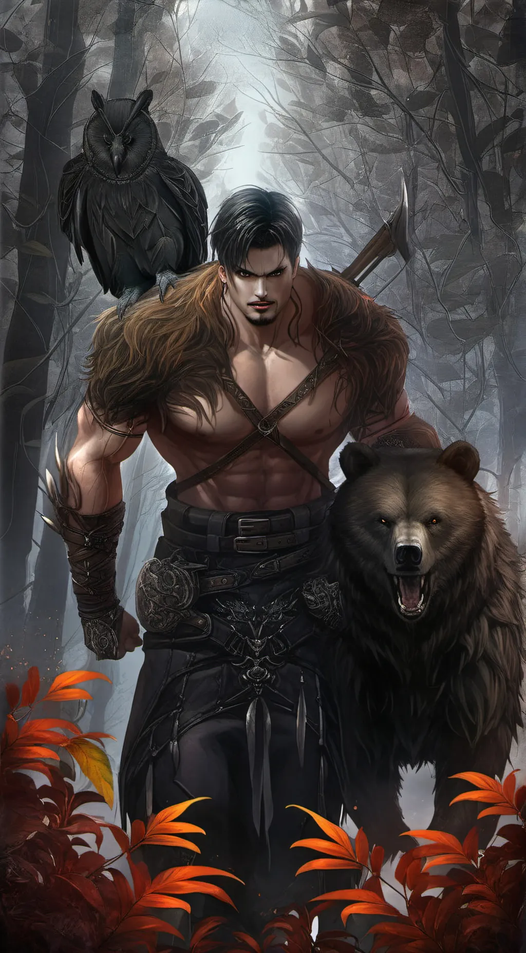 ai character: Le Berserker background