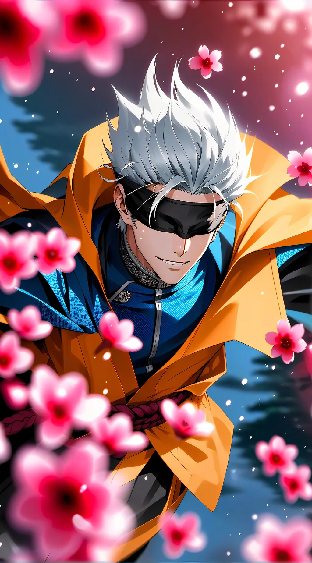 ai character: Gojo Satoru background