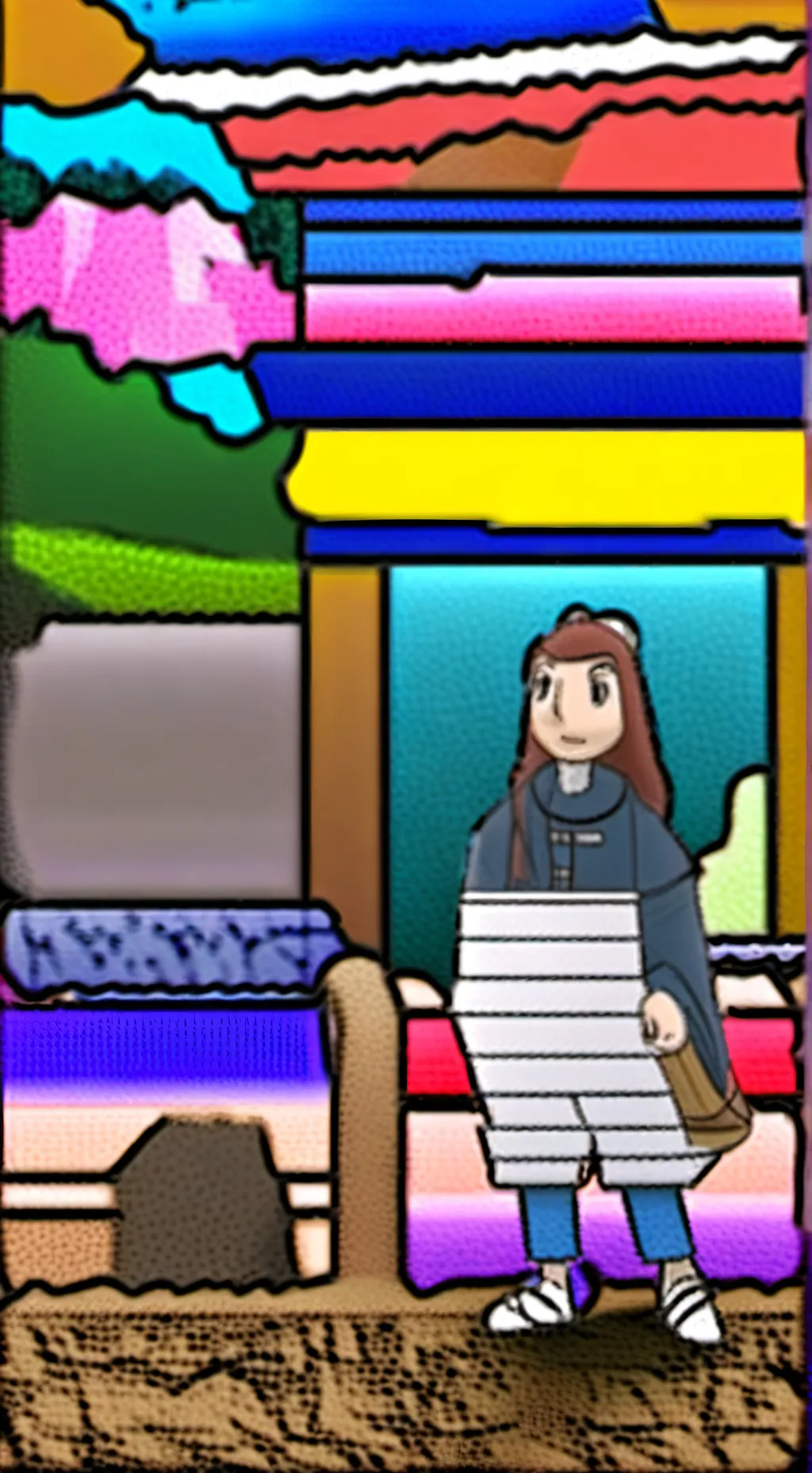 ai character: Sonic and kami background