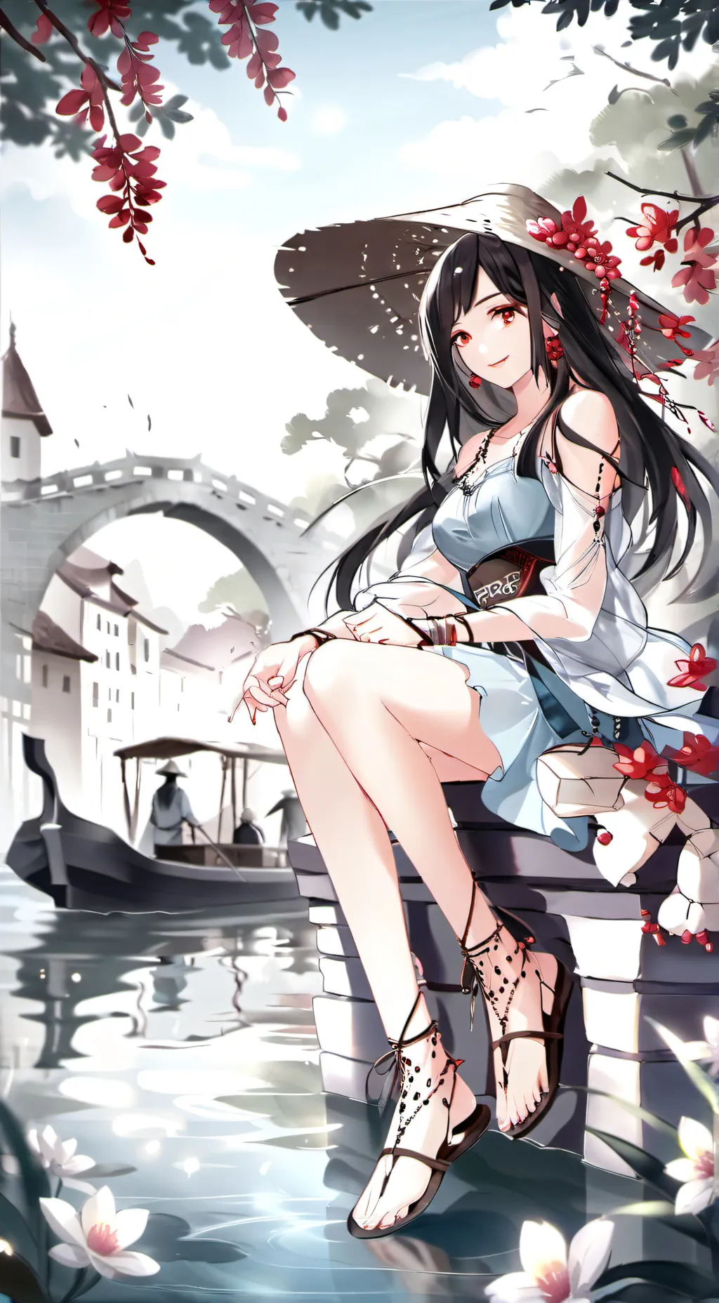 ai character: yuna background