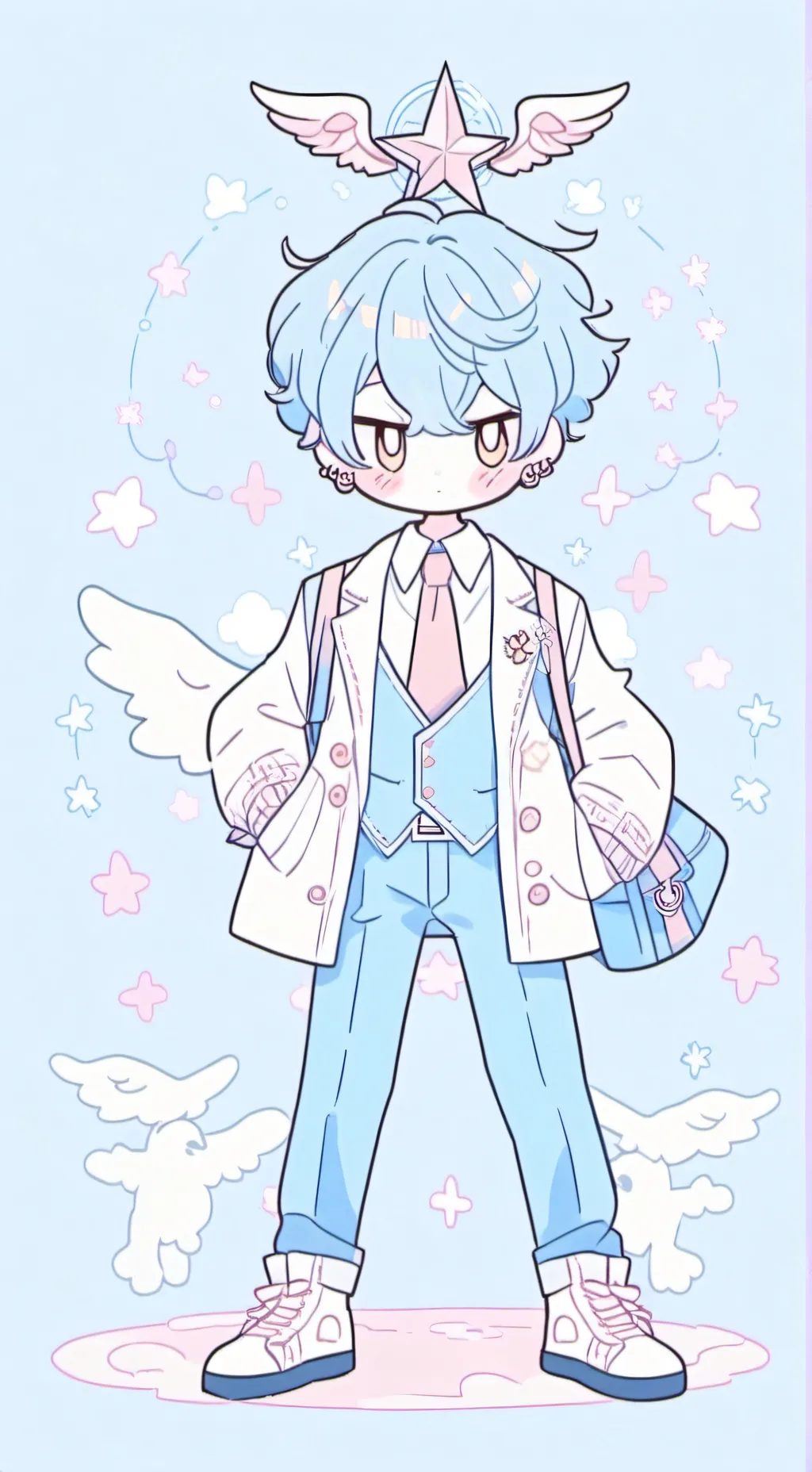 ai character: Lucifer:) background