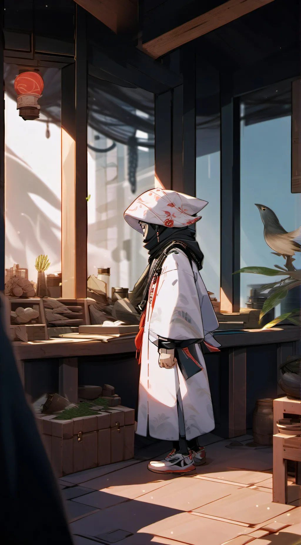 ai character: squid game background