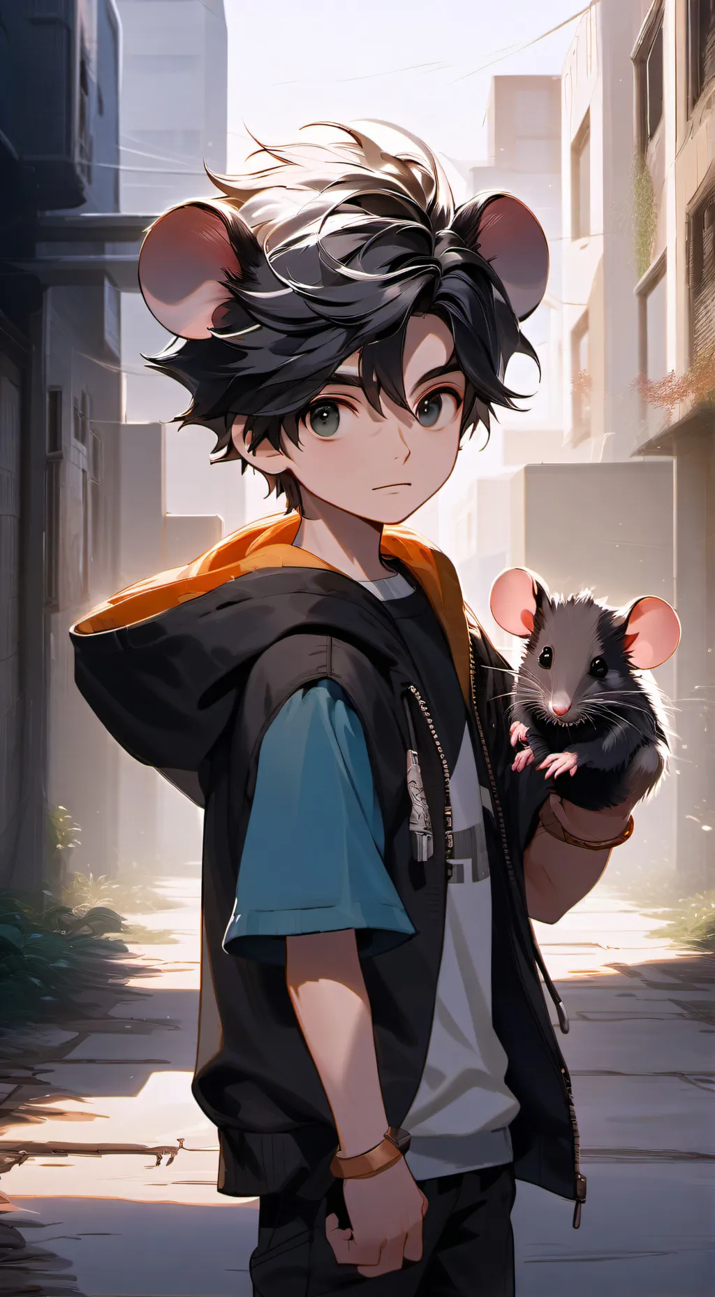 ai character: RADDY DADDY  background