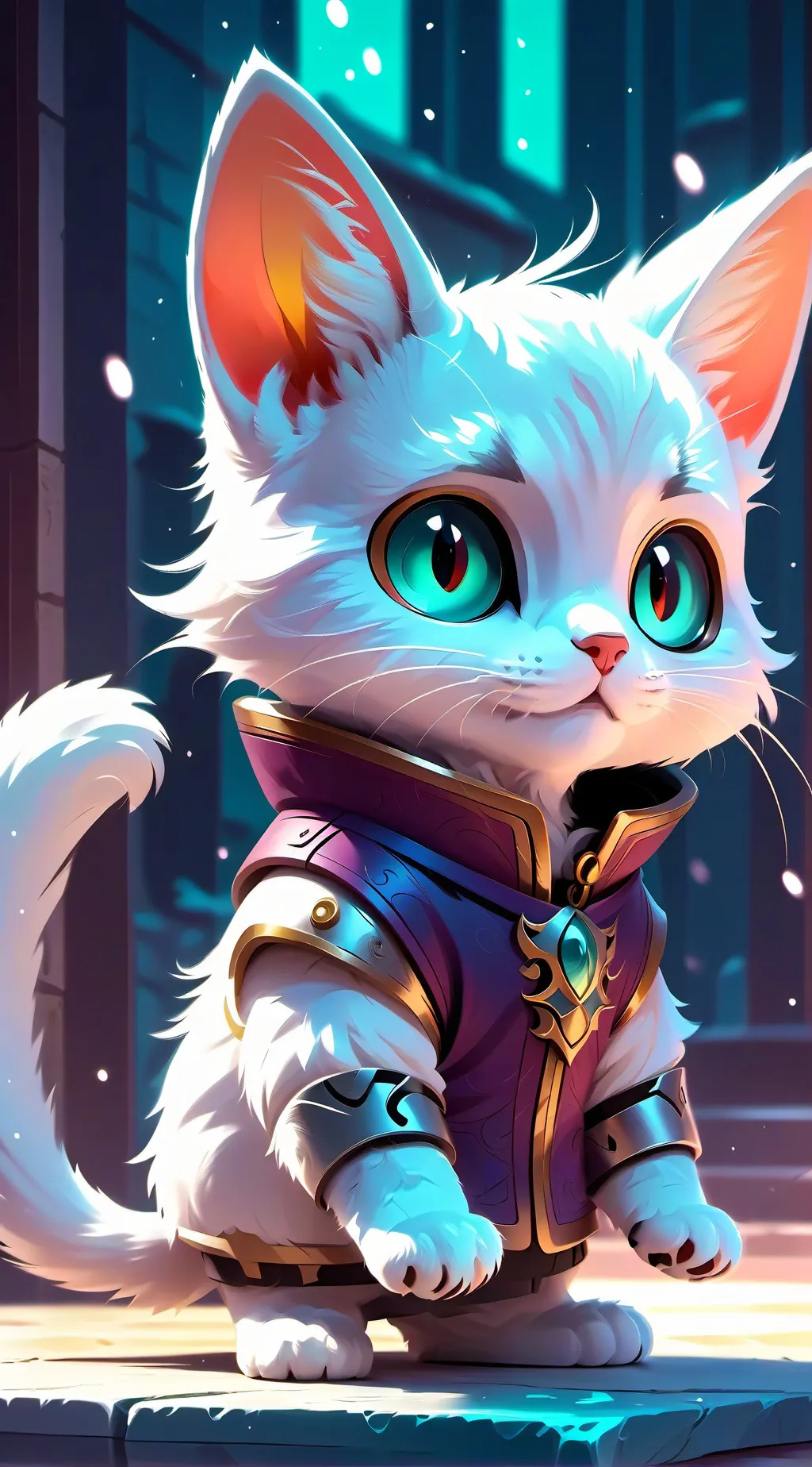 ai character: cat background