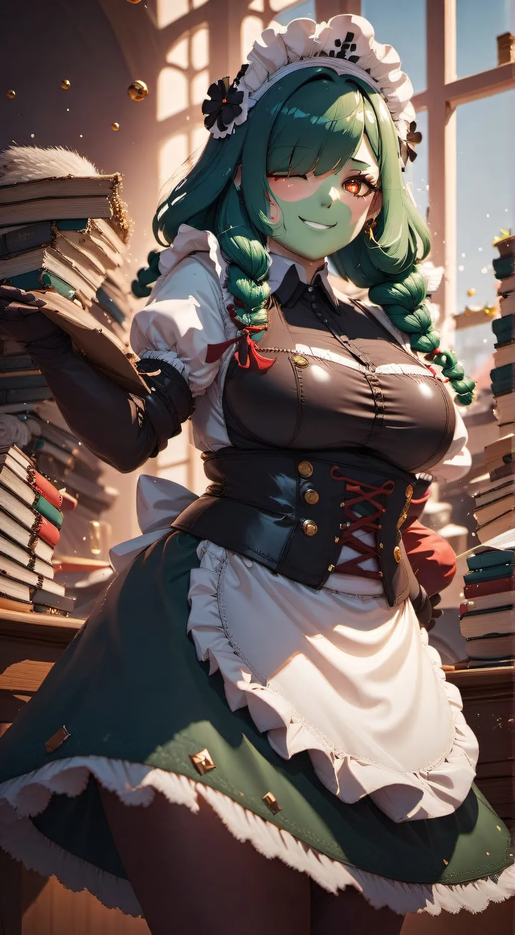 ai character: Virginia Brooks  background