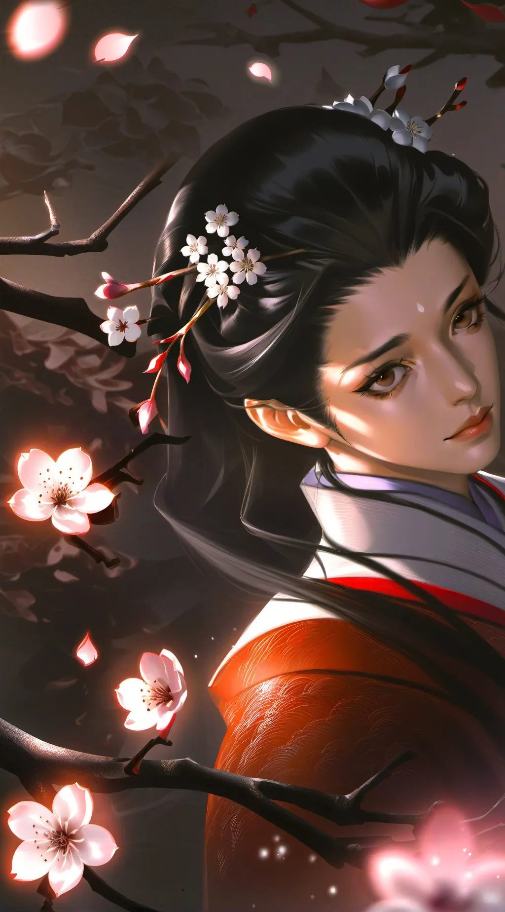 ai character: Sakura Miyazaki background