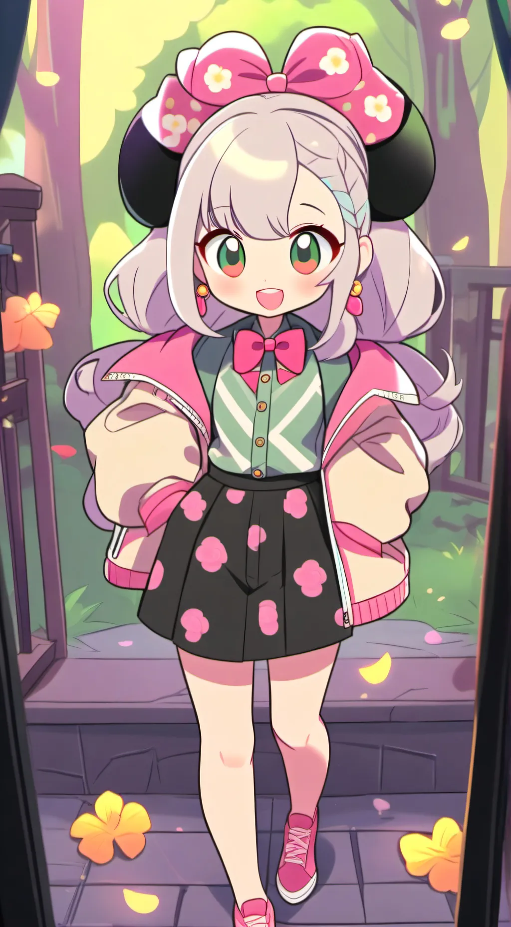 ai character: MHAAA ❤️ background