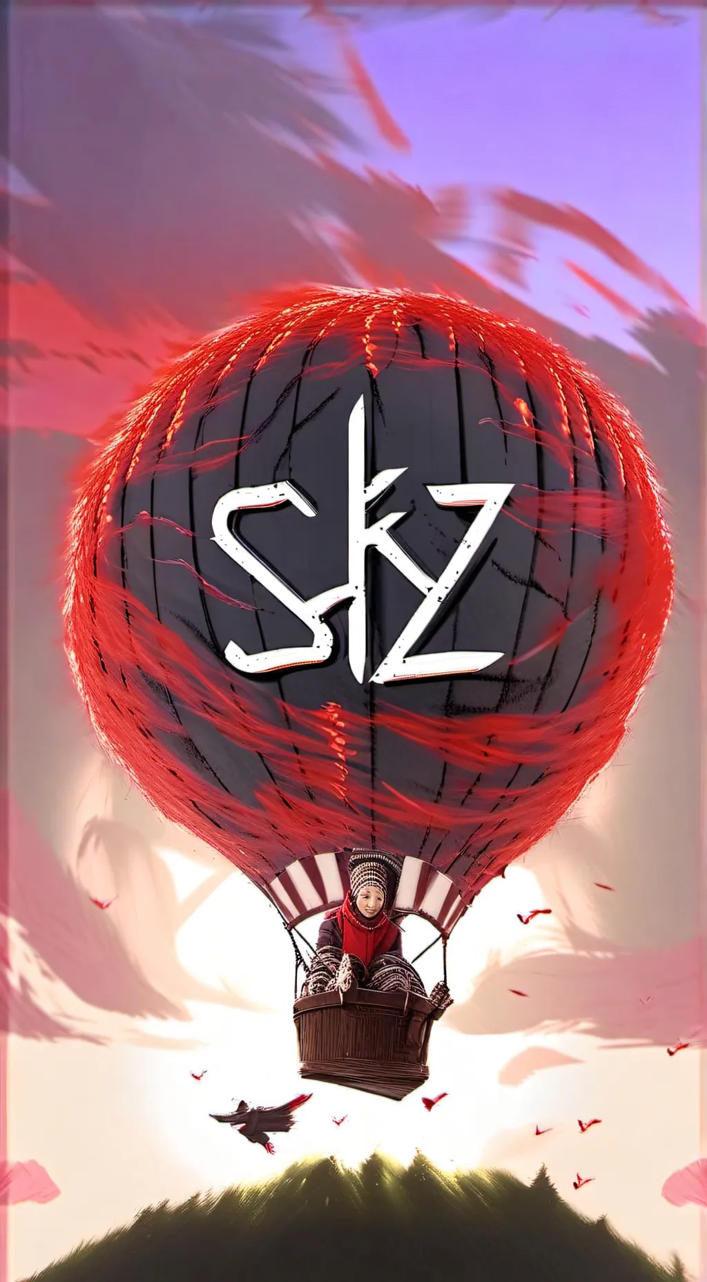 ai character: °~♡{SKZ}♡~° background