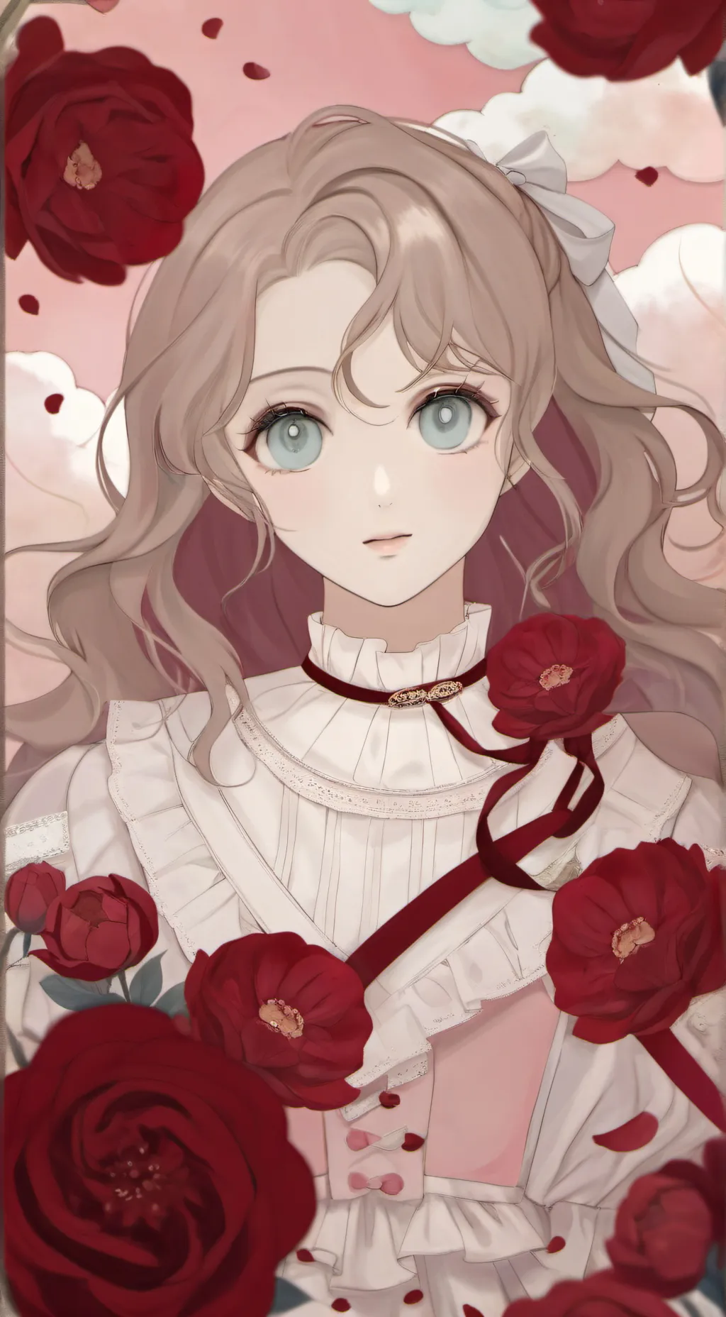 ai character: Hyunjins lil sis background