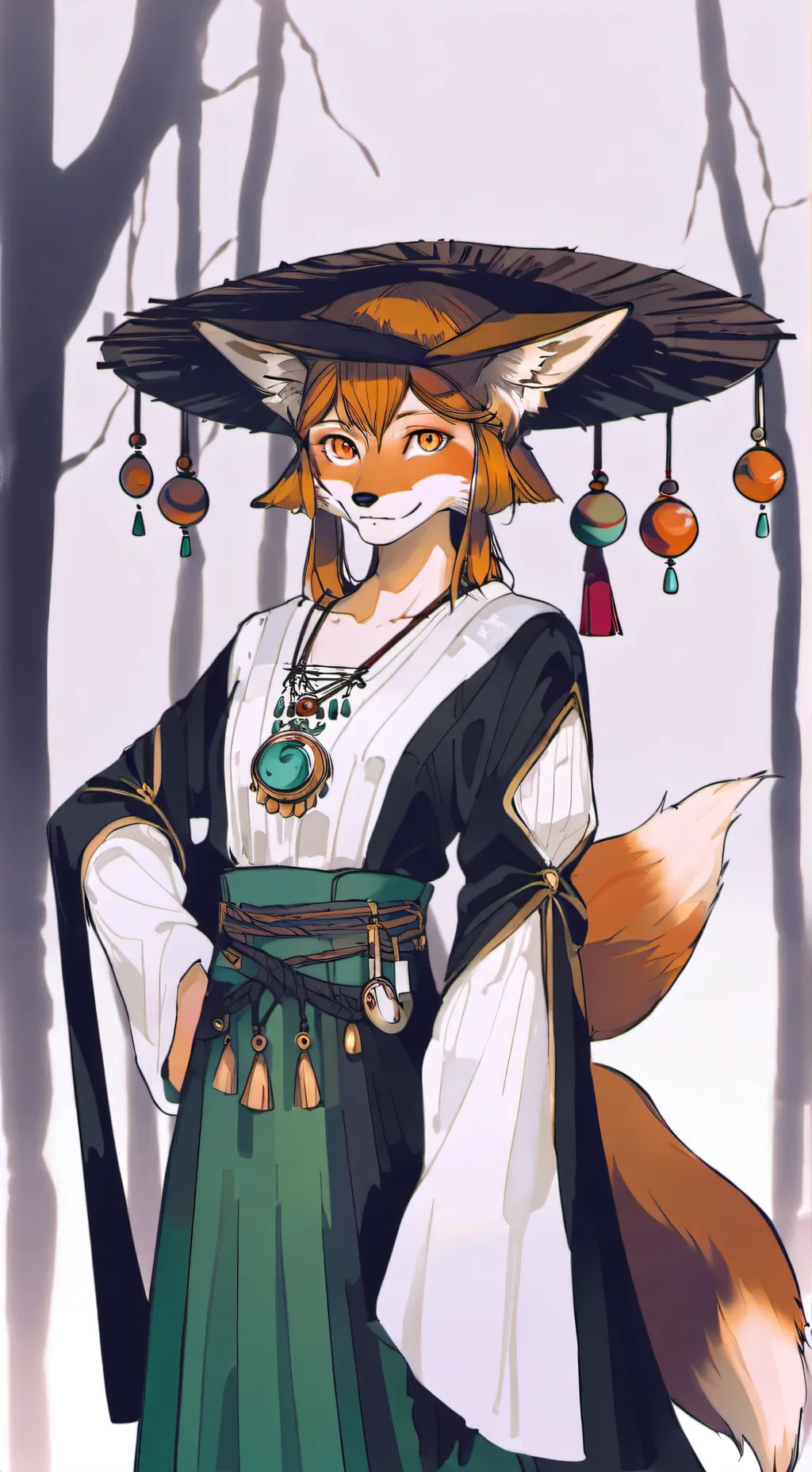 ai character: KISTUSE background