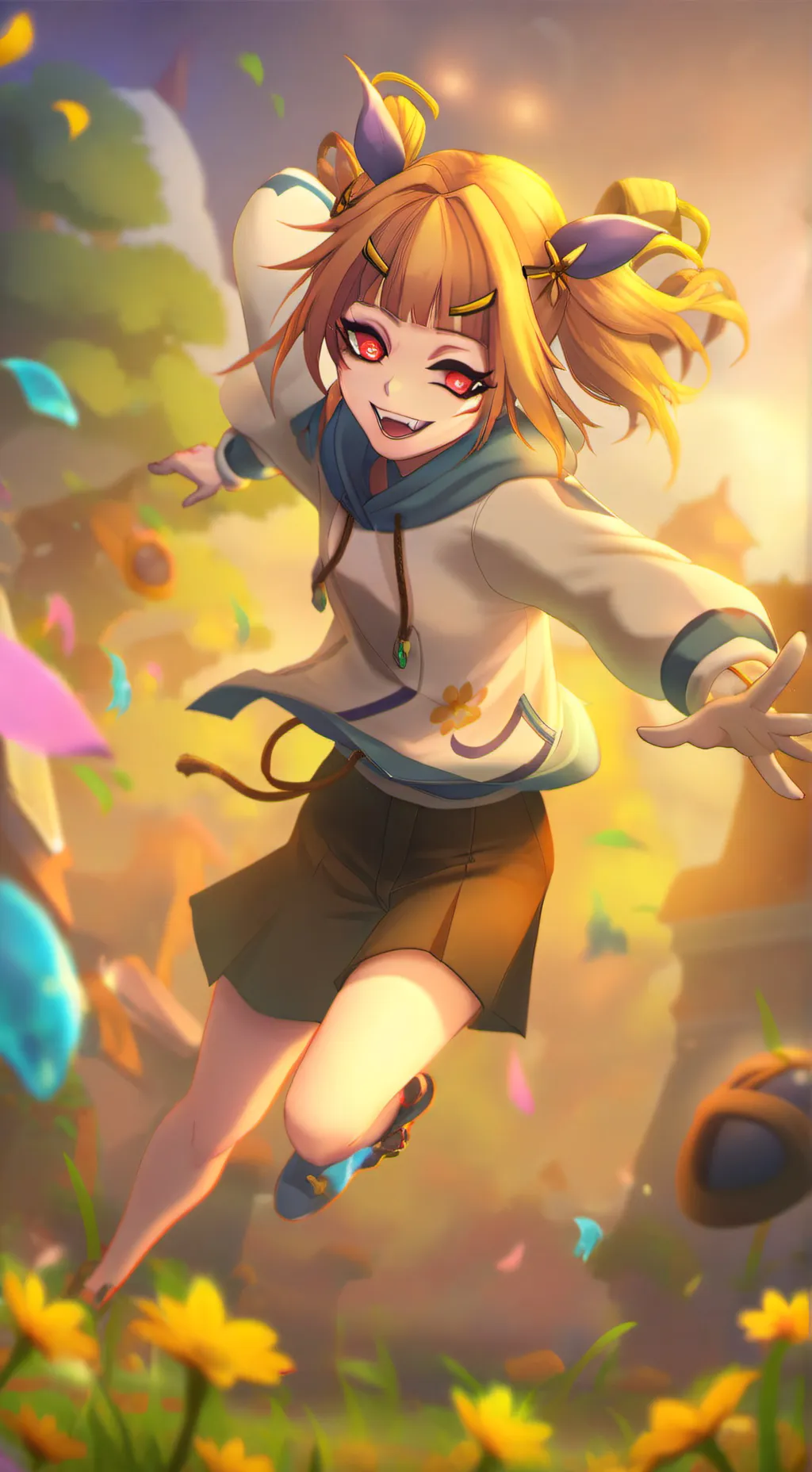 ai character: himiko toga  background