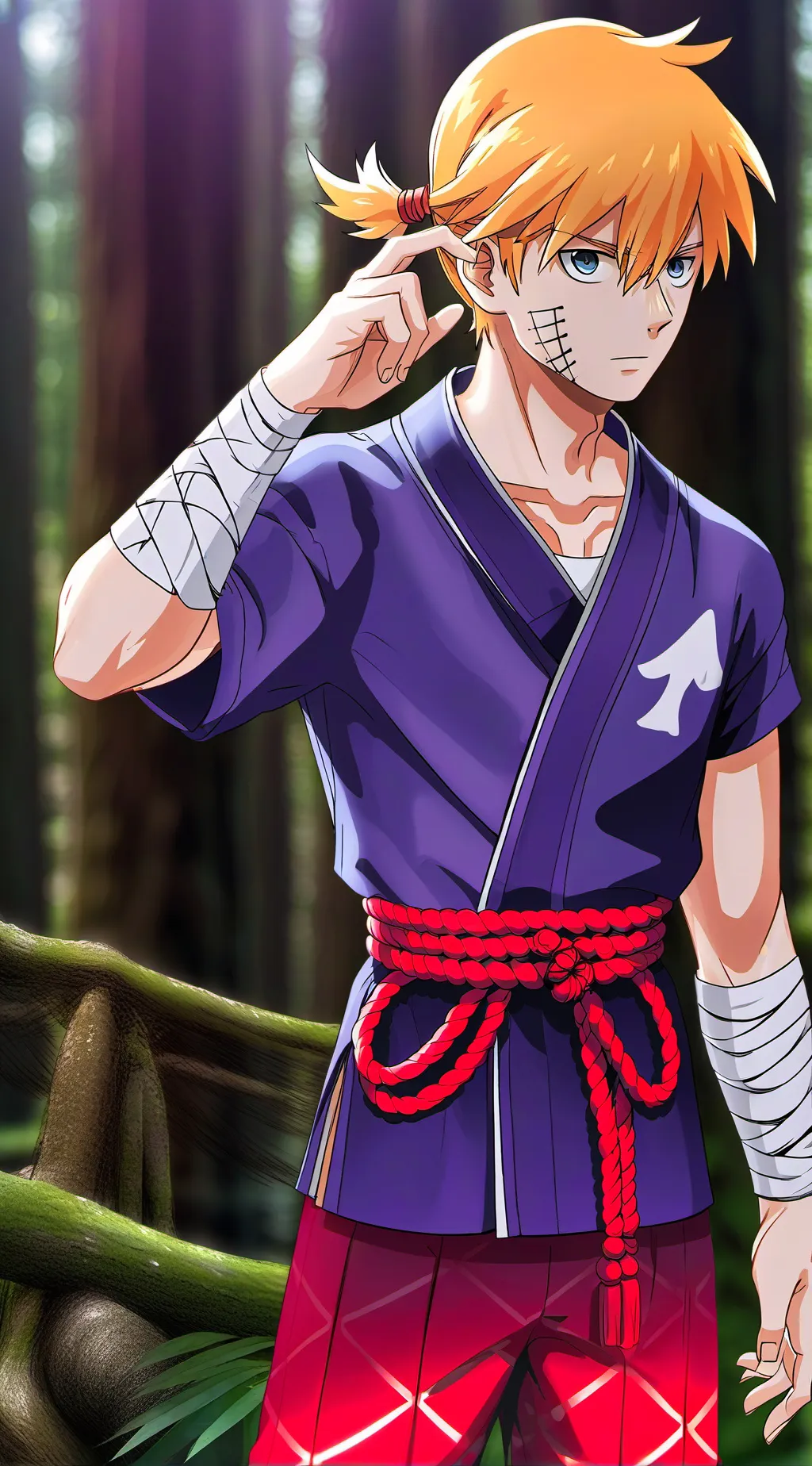 ai character: Naruto uzumaki background