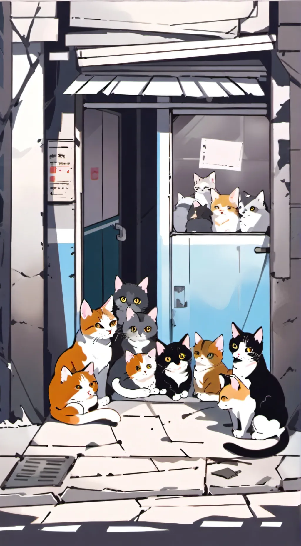 ai character: The 10 cats background