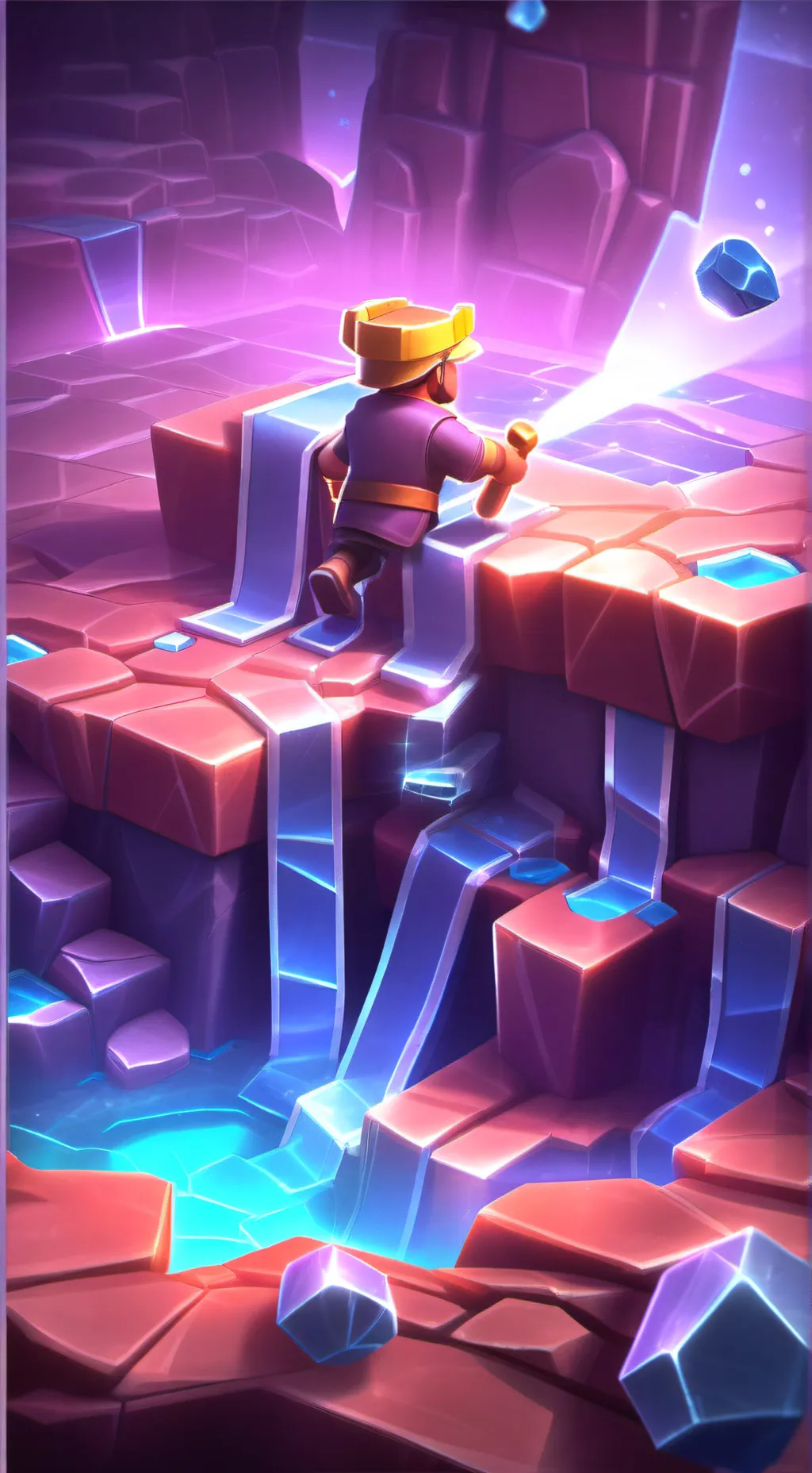 ai character: Onyx Cube Buddy  background