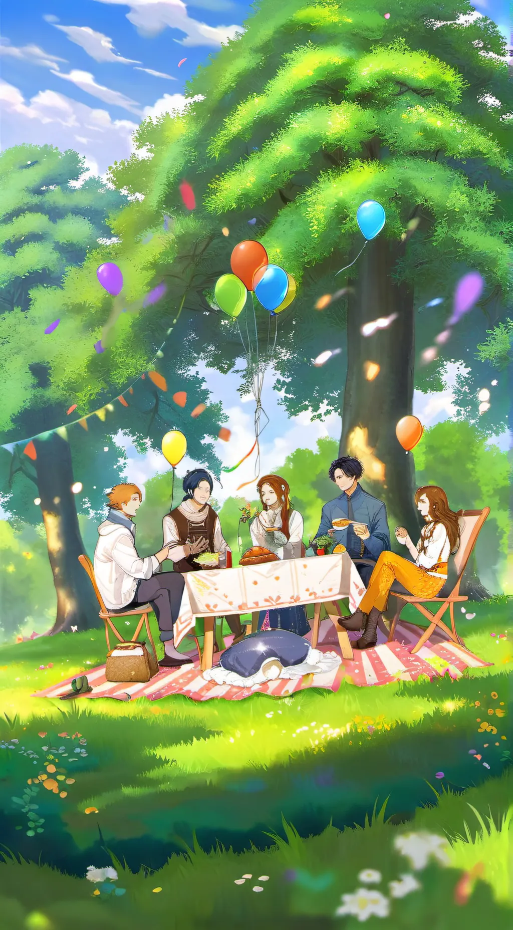 ai character: rainbow friends background
