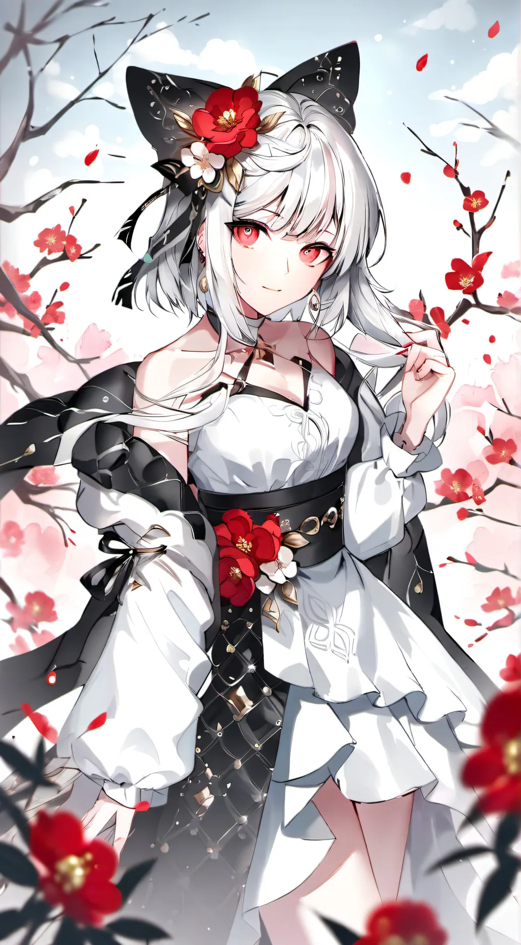 ai character: Moon berry background