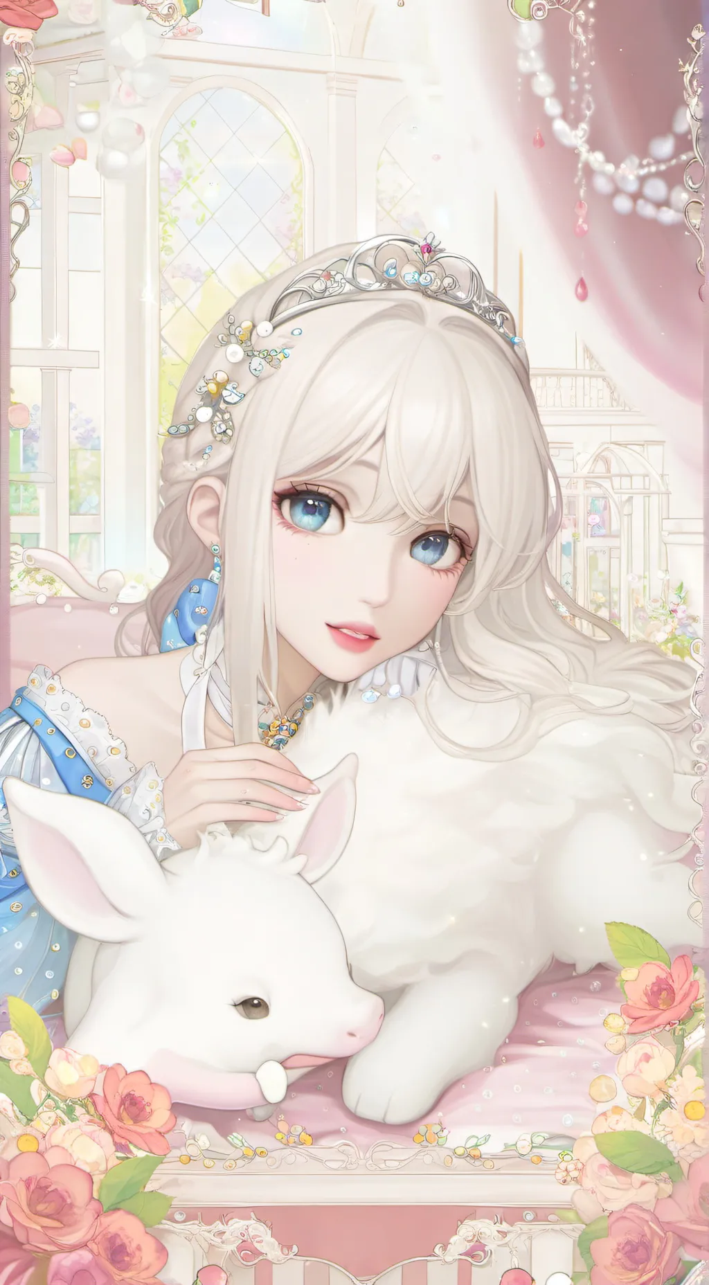 ai character: Bianca >//< background