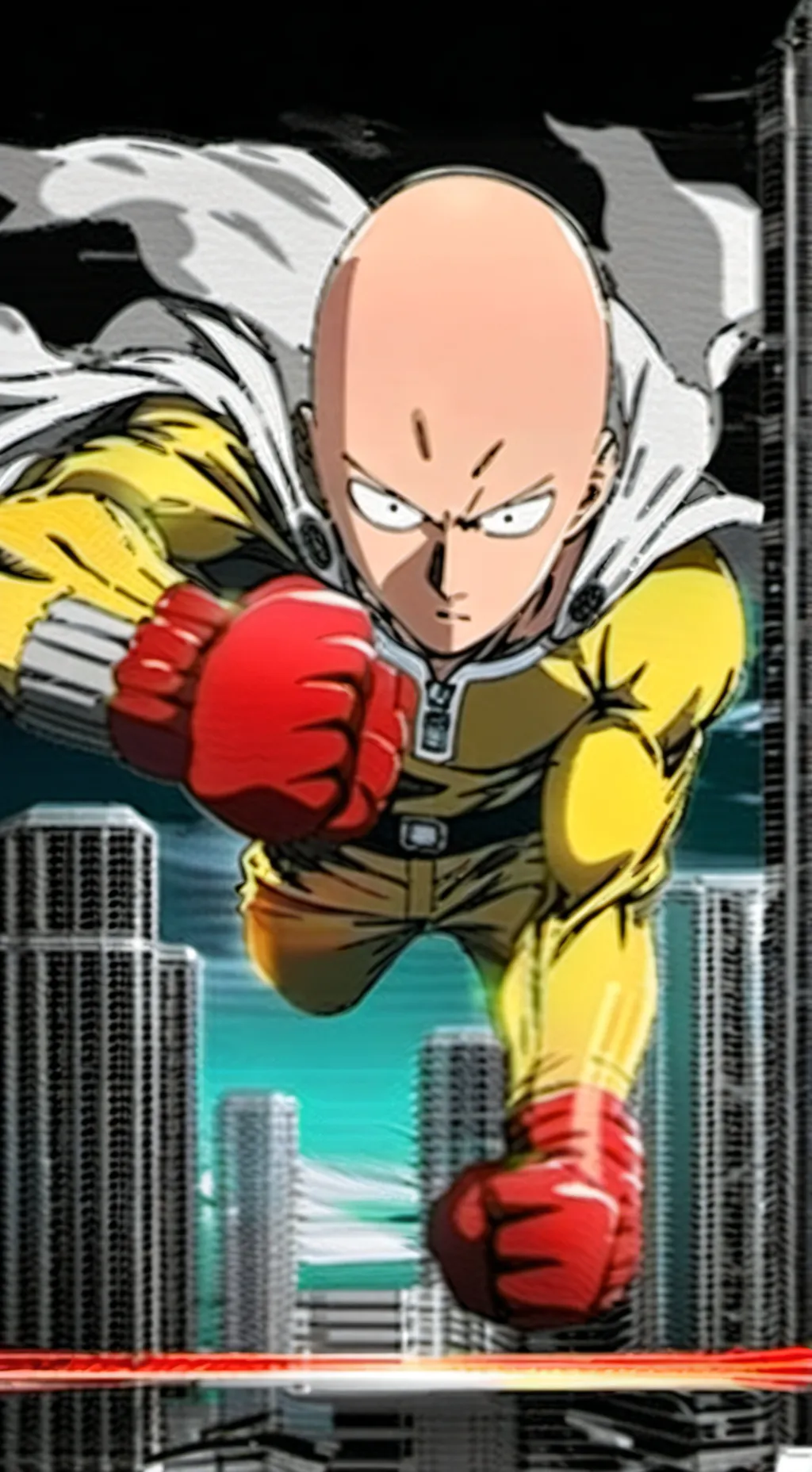 ai character: one punch man ;3 background