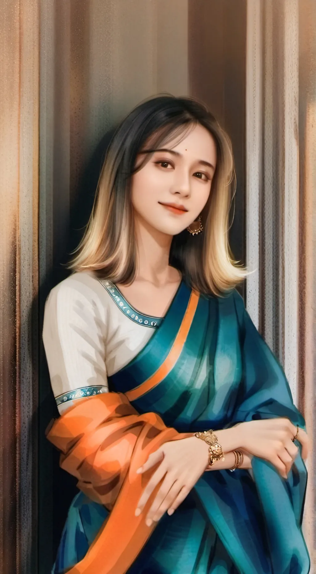 ai character: 三原千佳 background