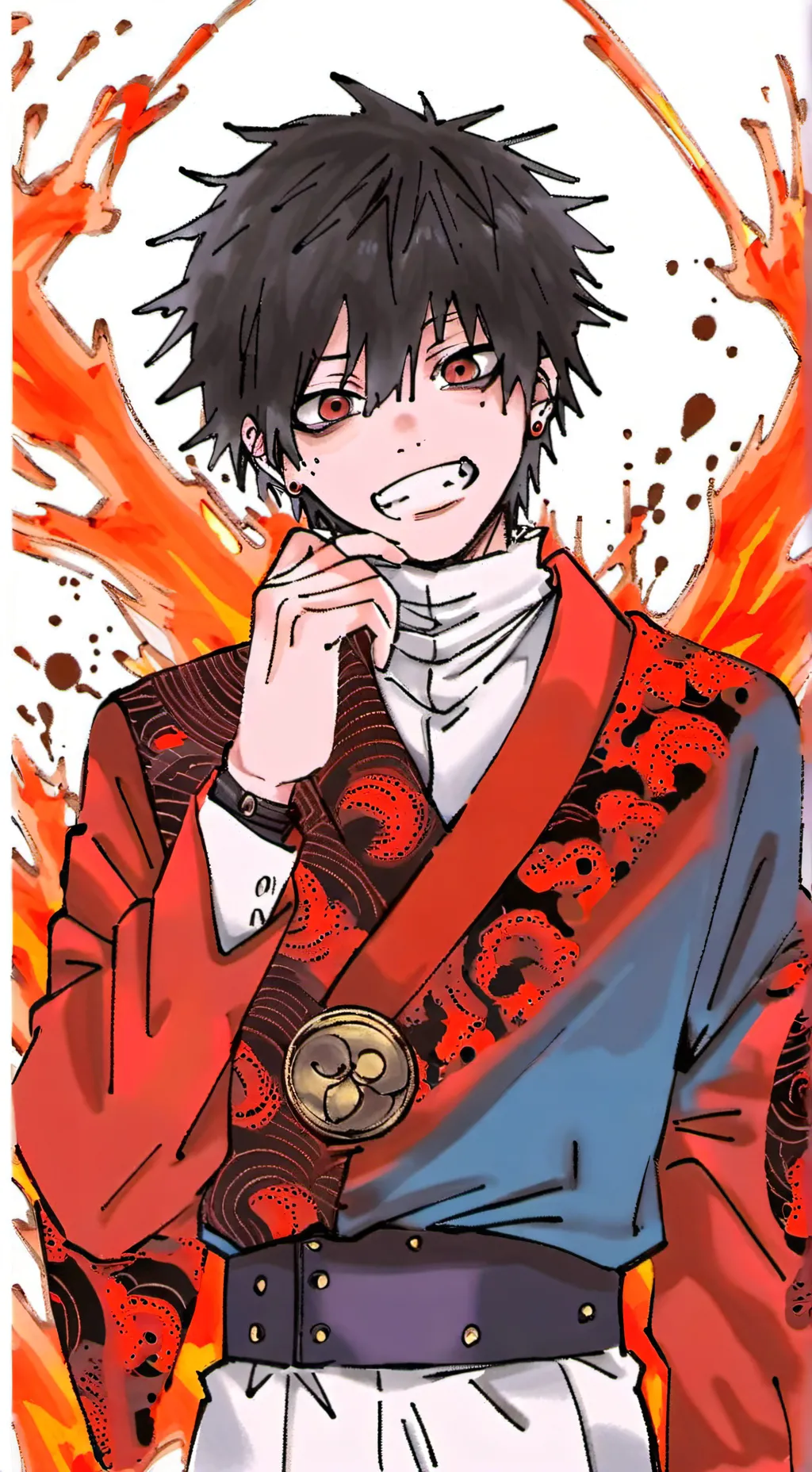 ai character: dabihawks Kid  background