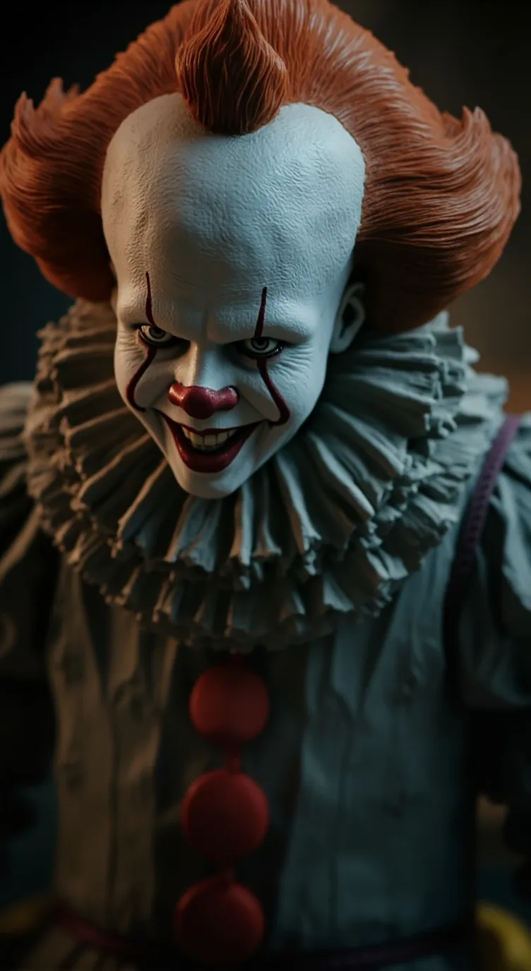 ai character: IT 1990 X IT 2017 background