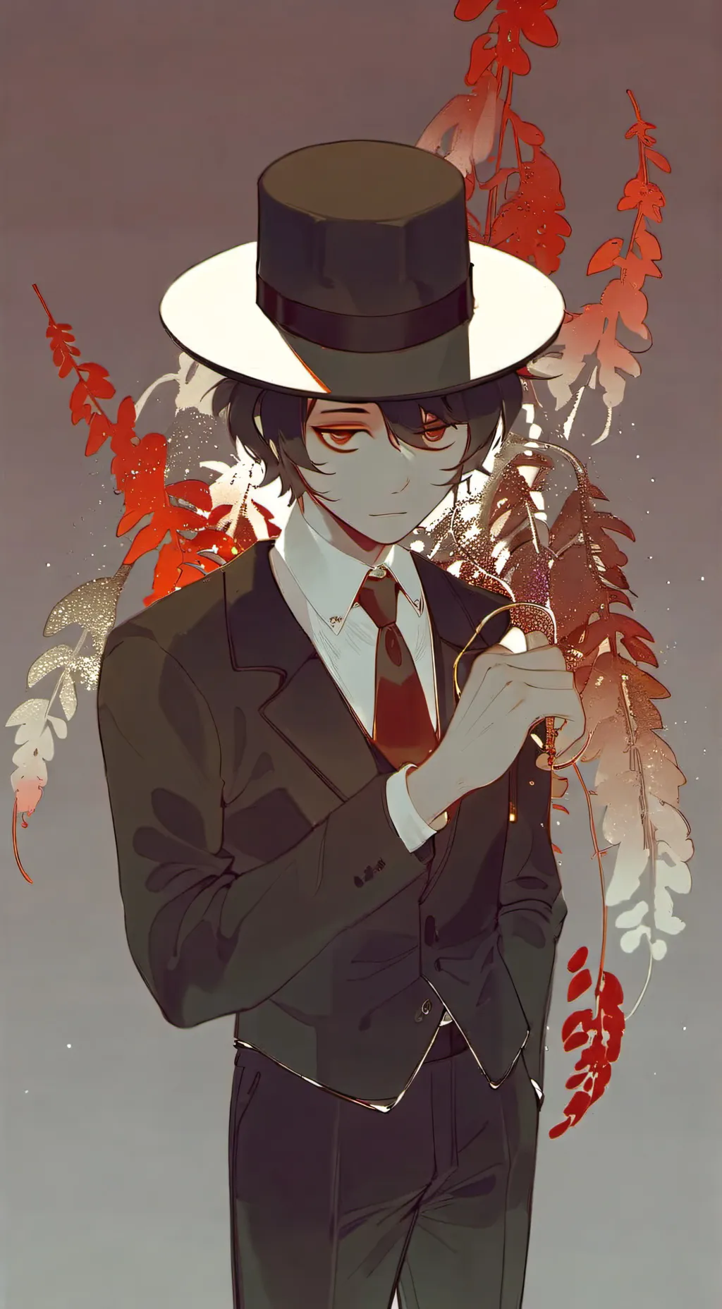 ai character: Black  background