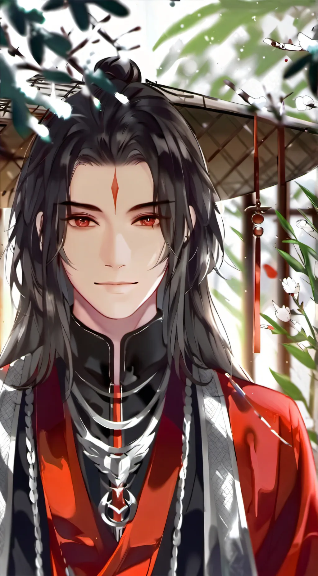 ai character: circle background