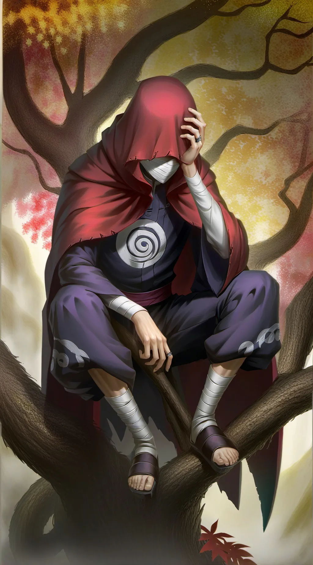 ai character: Obito Uchiha background