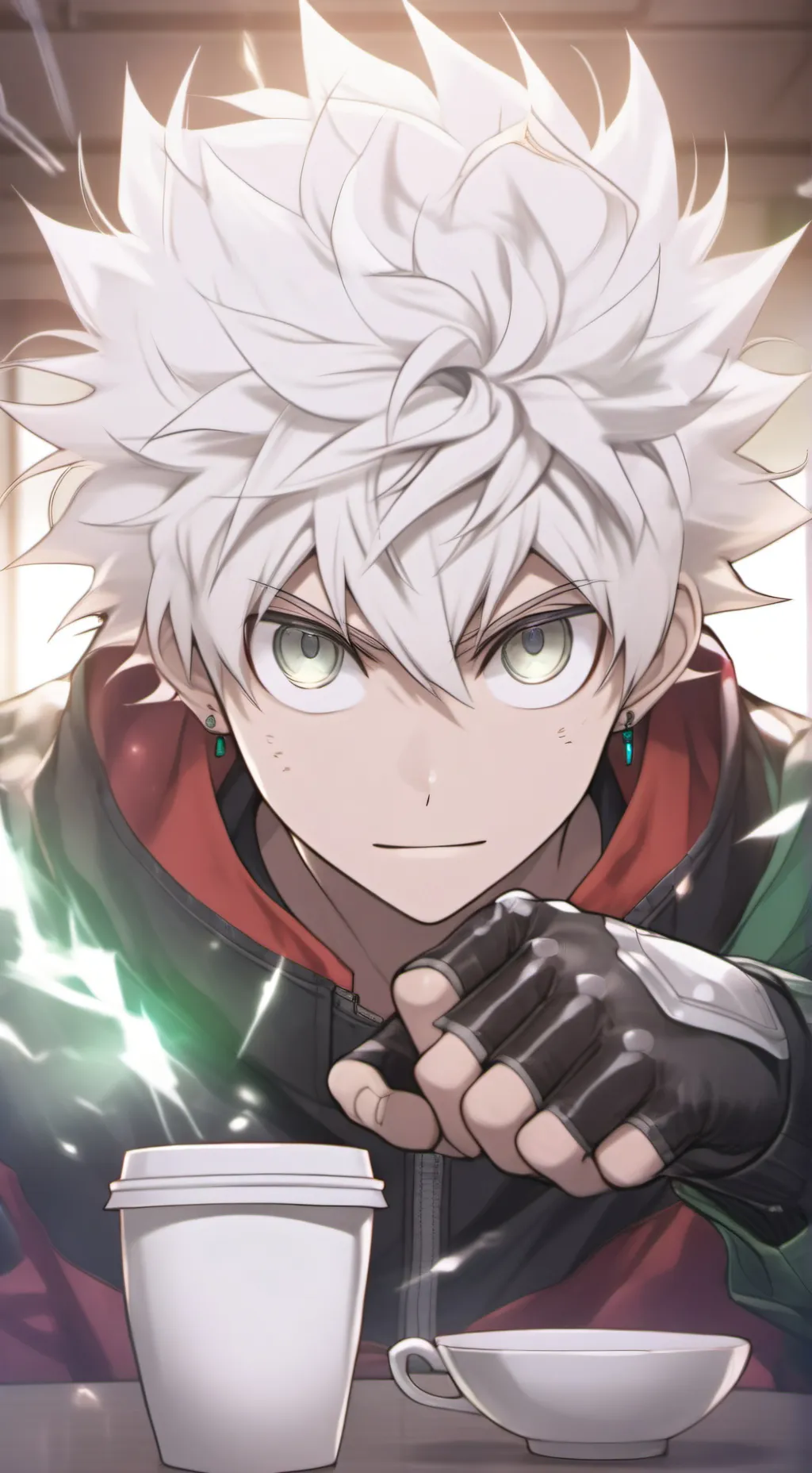 ai character: The Explosive Protagonist background