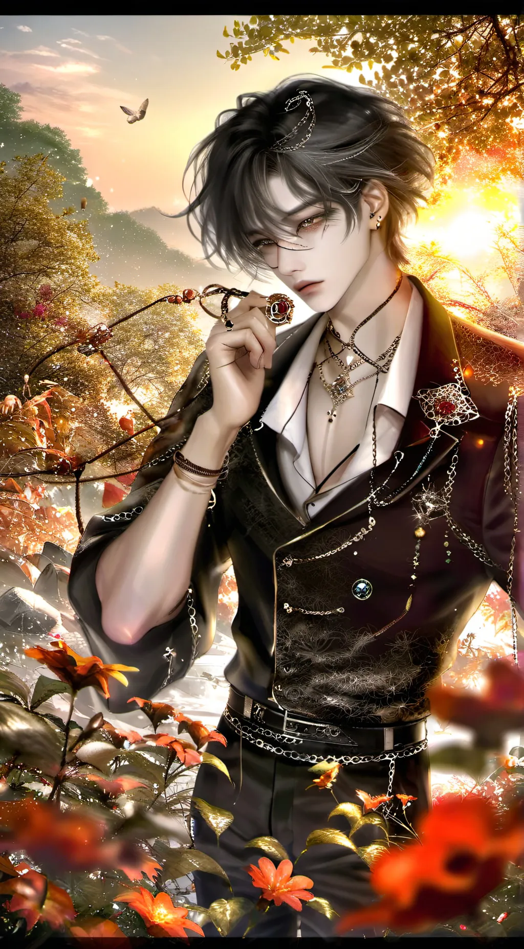 ai character: Ники- background