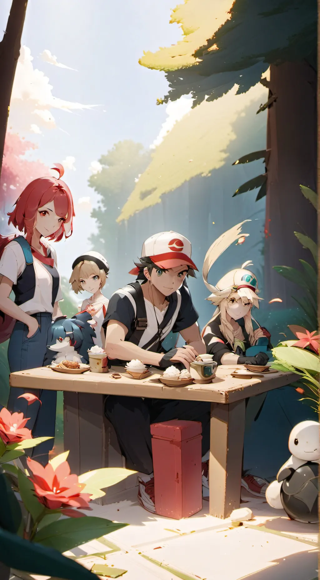 ai character: Pokemon alola background