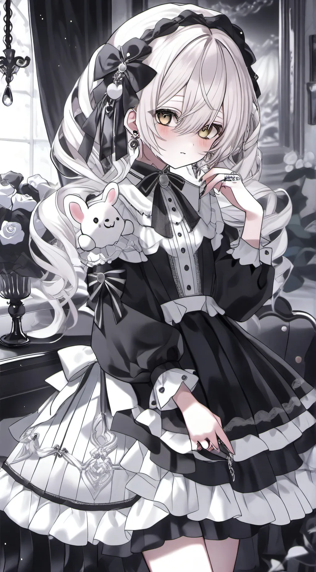 ai character: «Aurora»>🐇 background