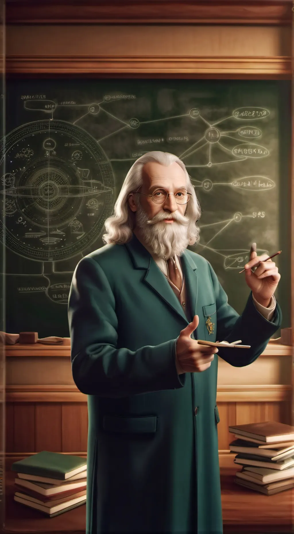 ai character: Prof Hunter Grays background