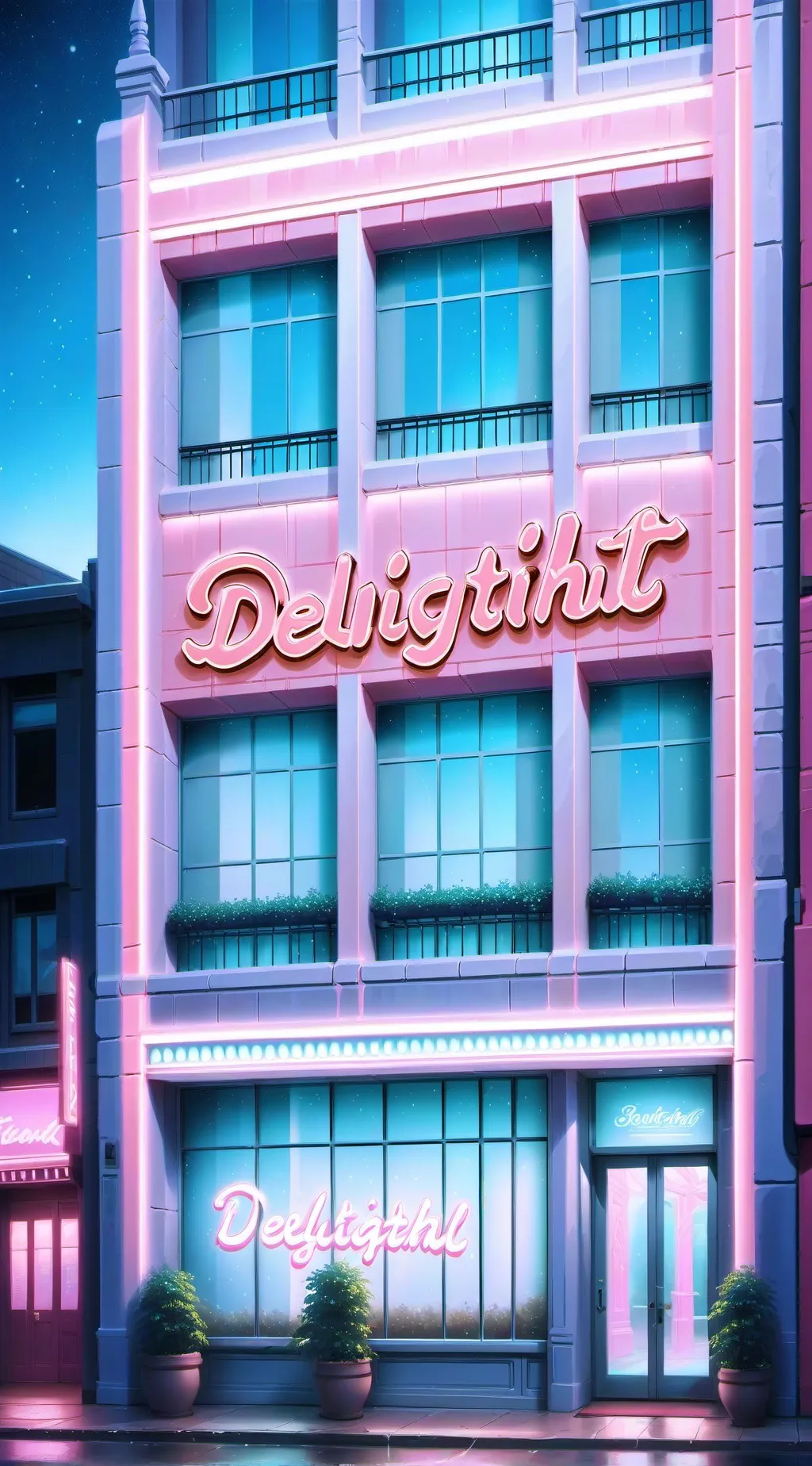 ai character: Delights Club background