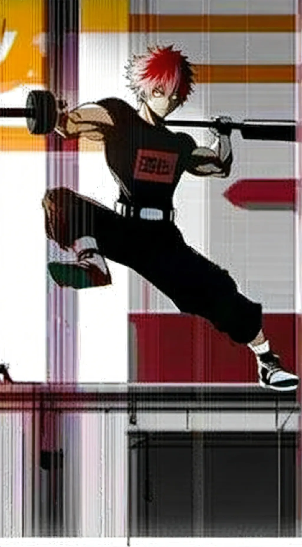 ai character: shoto todoroki background