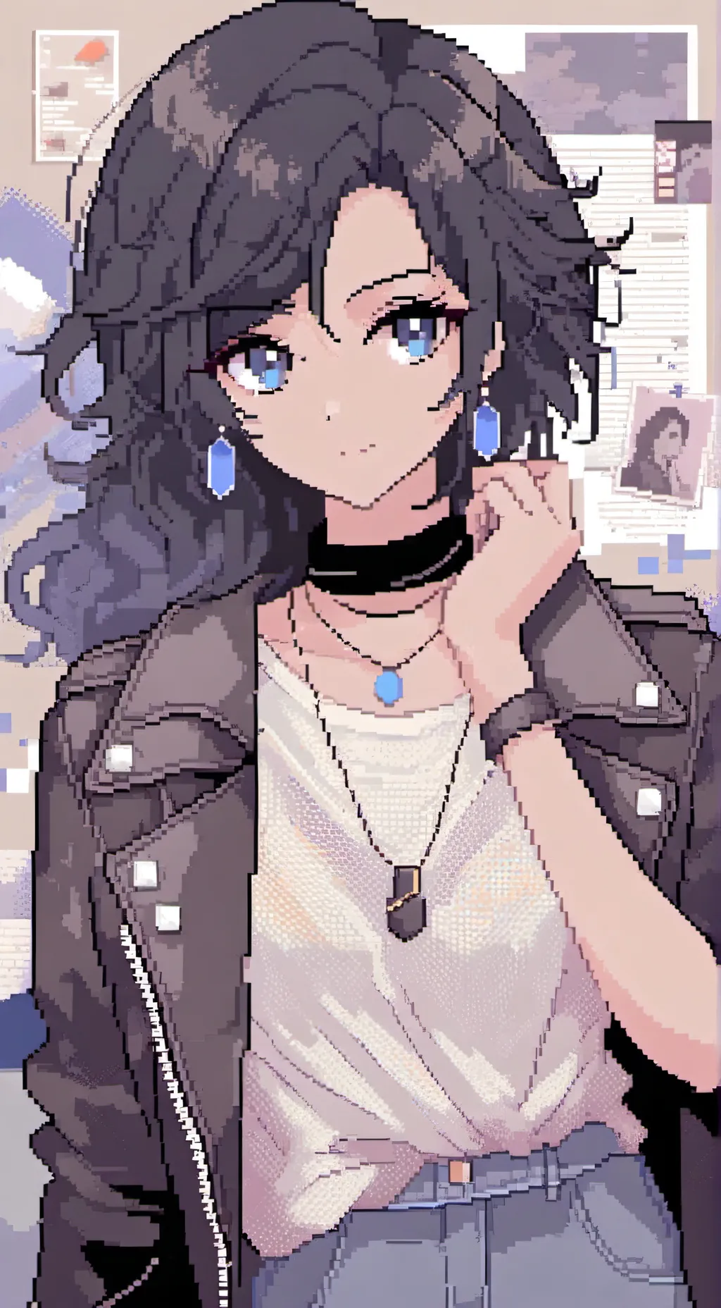 ai character: Rosy  background